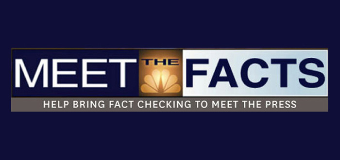 Distressed that NBC’s Meet the Press has devolved into a platform for unchallenged, incorrect statements by politicians, two college students...