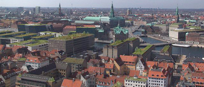 Treehugger reports that in May of this year, Copenhagen made green roofs mandatory on all new buildings with roof slopes...