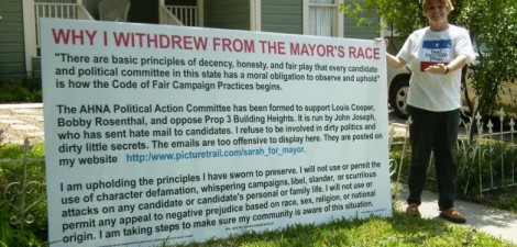 You’ve heard it a thousand times; a likely candidate for political office announces that he or she has chosen to...