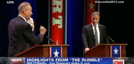 Politics lends itself to comedy, and the reverse is true as well.  Comedian Jon Stewart and Fox News pundit Bill O’Reilly held...
