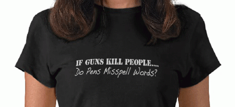 Of all the arguments opposing gun control, the one that annoys me the most is that “guns don’t kill people,...