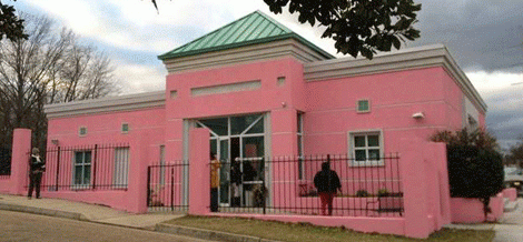 Over the last weekend in January 2013, Jackson Women’s Health Services applied a coat of bright-pink paint to its building...