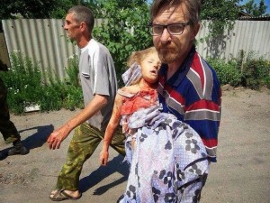 Ukraine dead child
